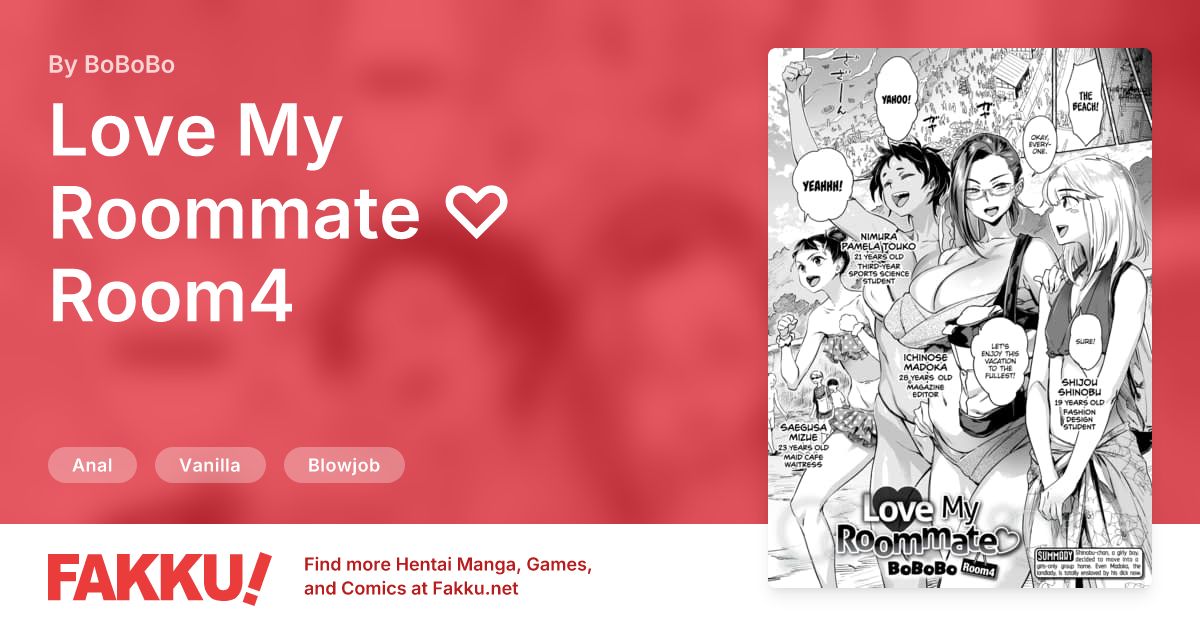  Love My Roommate ♡ Room4 Hentai by BoBoBo, Bun - FAKKU
