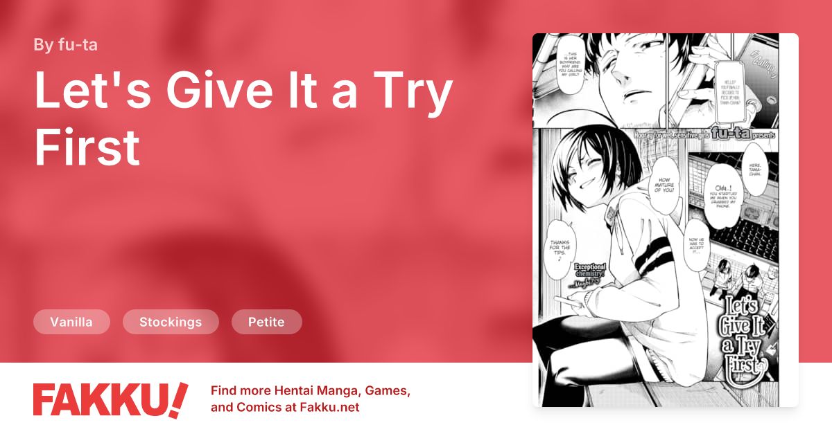 Let's Give It a Try First Hentai by fu-ta - FAKKU