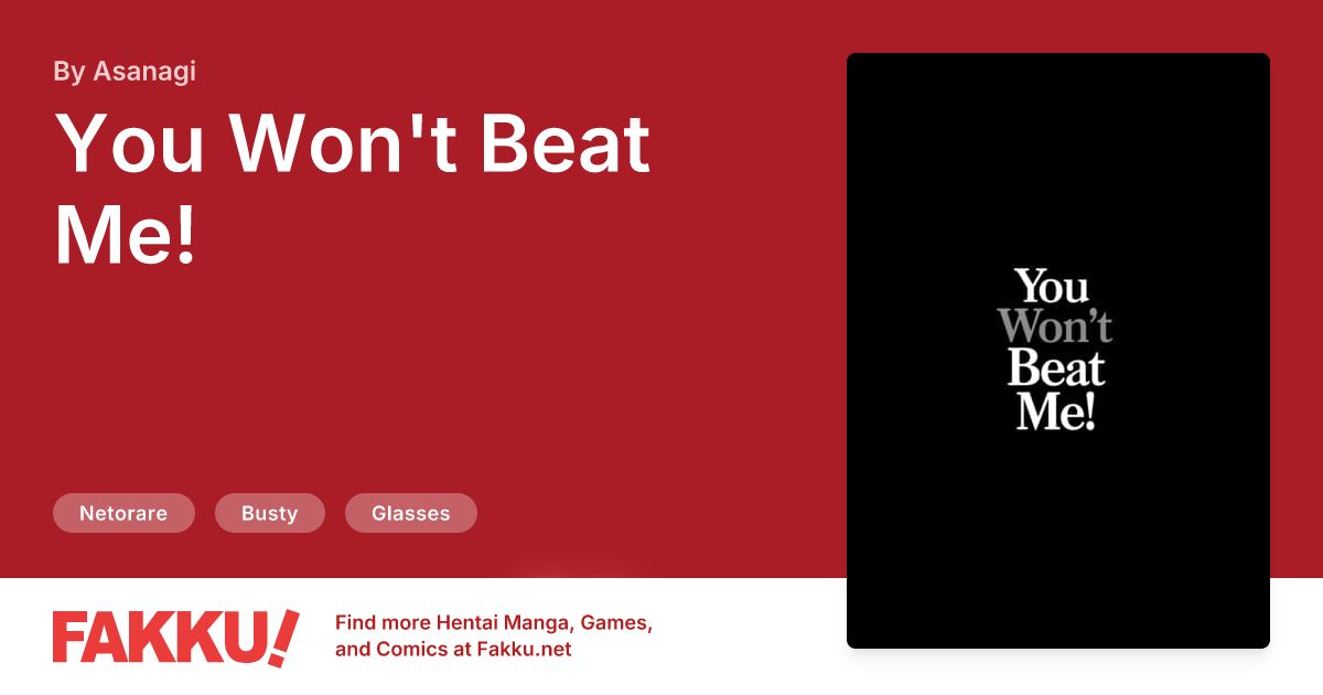  You Won't Beat Me! Hentai by Asanagi - FAKKU