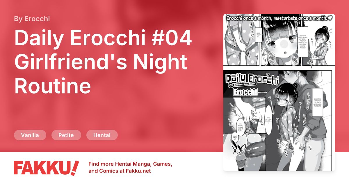 Daily Erocchi #04 Girlfriend's Night Routine Hentai by Erocchi - FAKKU