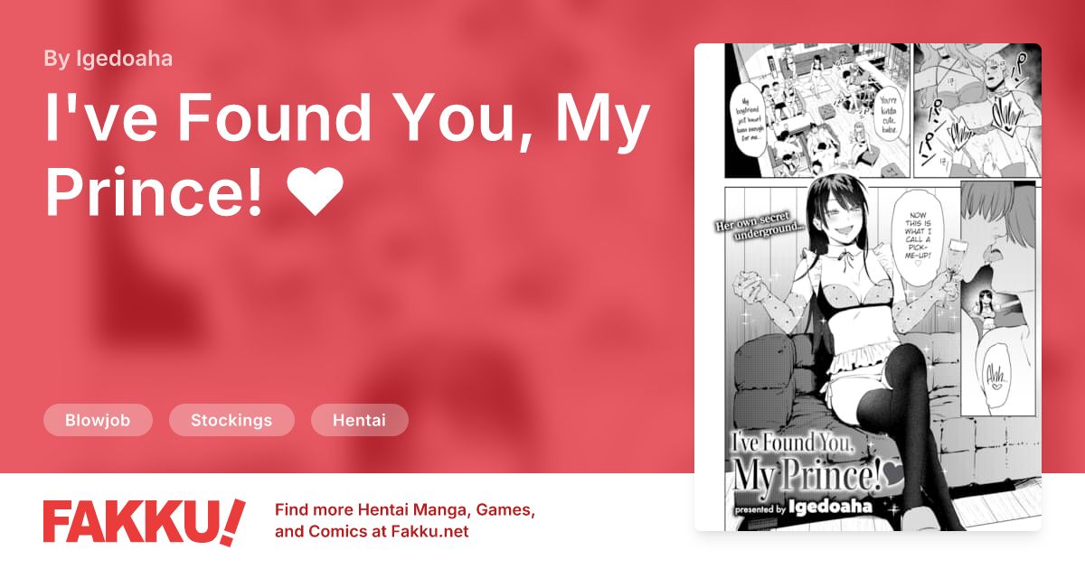 I've Found You, My Prince! ❤ Hentai by Igedoaha - FAKKU