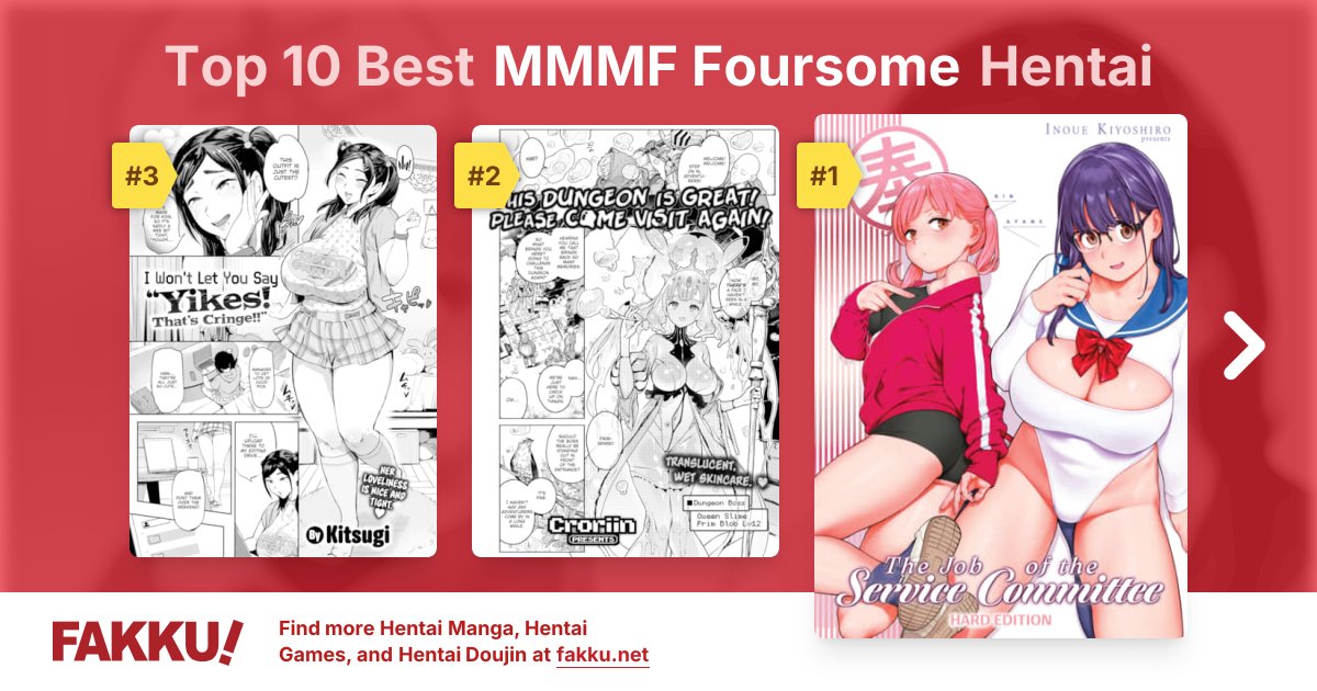 Top 10 Best MMMF Foursome Hentai