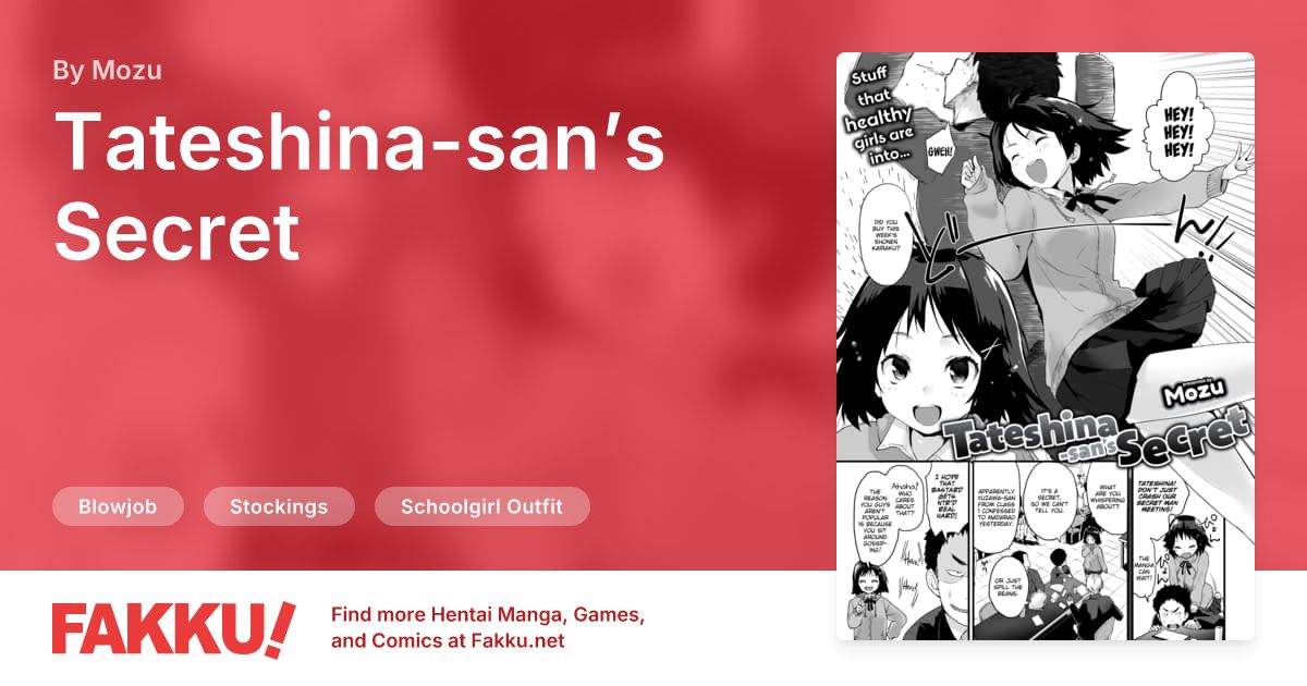Tateshina-san’s Secret Hentai by Mozu - FAKKU