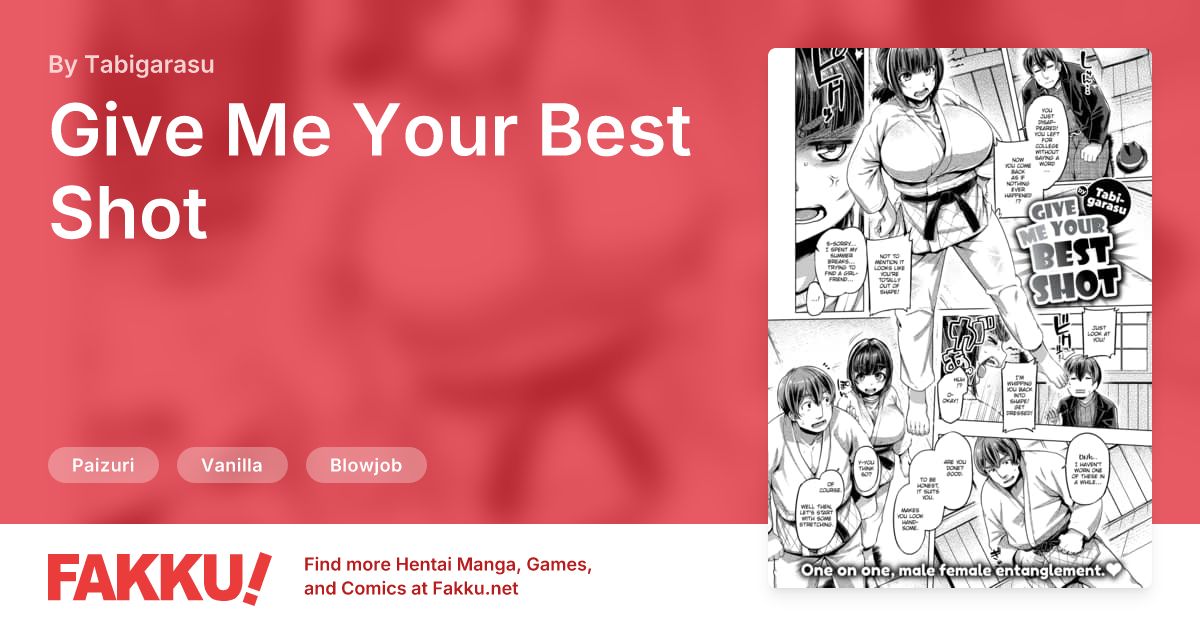 Give Me Your Best Shot Hentai by Tabigarasu - FAKKU