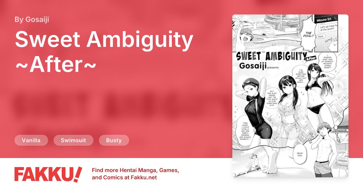 Sweet Ambiguity ~After~, an English hentai by Gosaiji on FAKKU. Free sample available now!