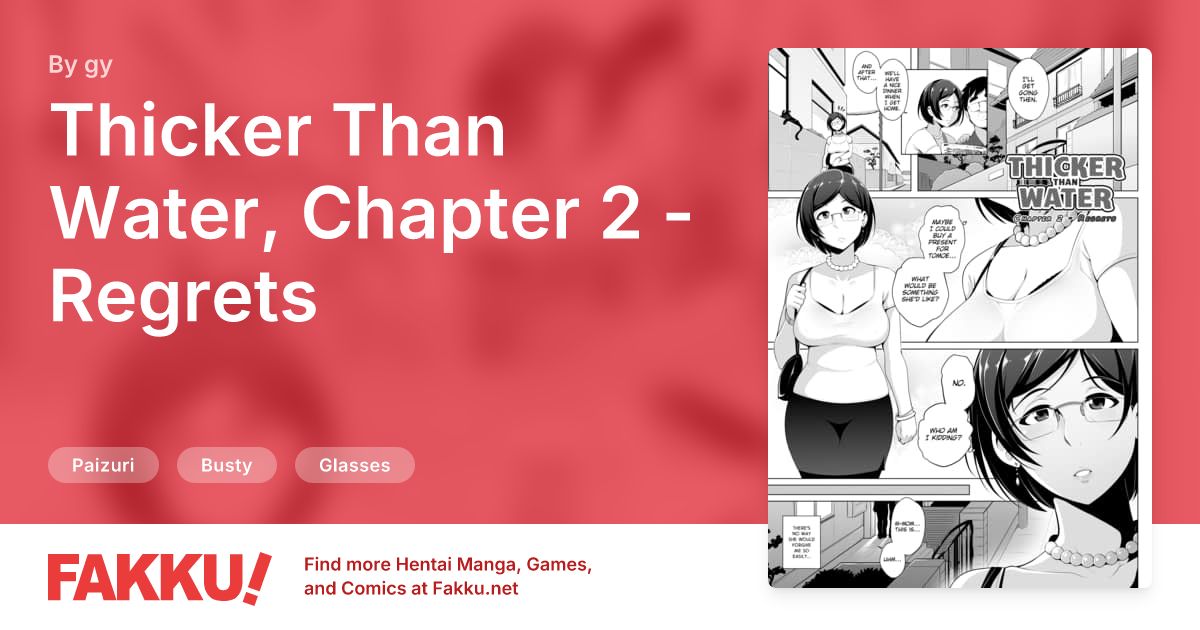 Thicker Than Water, Chapter 2 - Regrets Hentai by gy - FAKKU