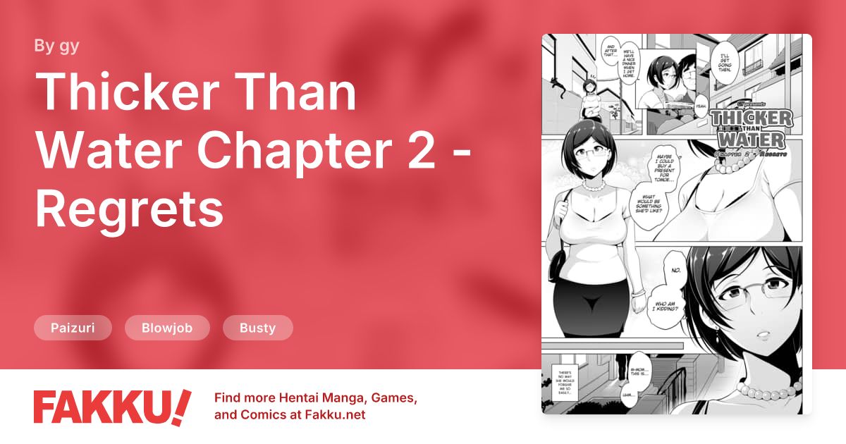 Thicker Than Water Chapter 2 - Regrets Hentai by gy - FAKKU
