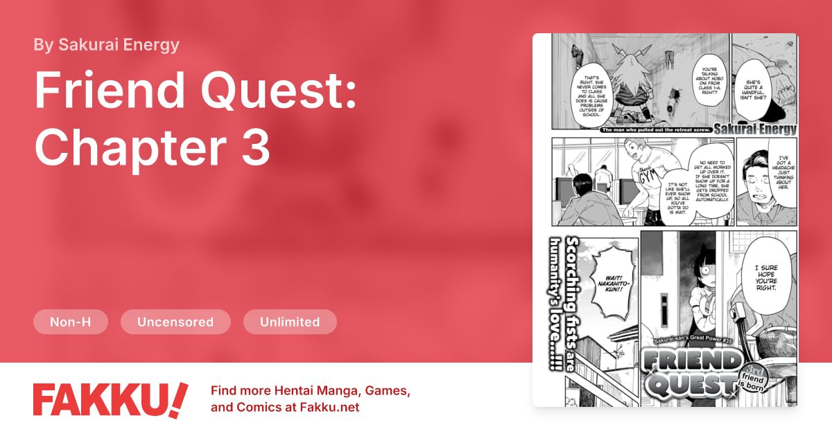 Friend Quest: Chapter 3 Hentai by Sakurai Energy - FAKKU