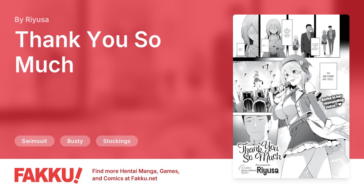 Thank You So Much Hentai by Riyusa - FAKKU