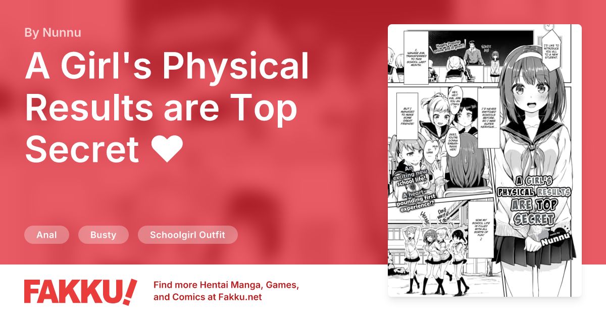 A Girl's Physical Results are Top Secret ❤ Hentai by Nunnu - FAKKU