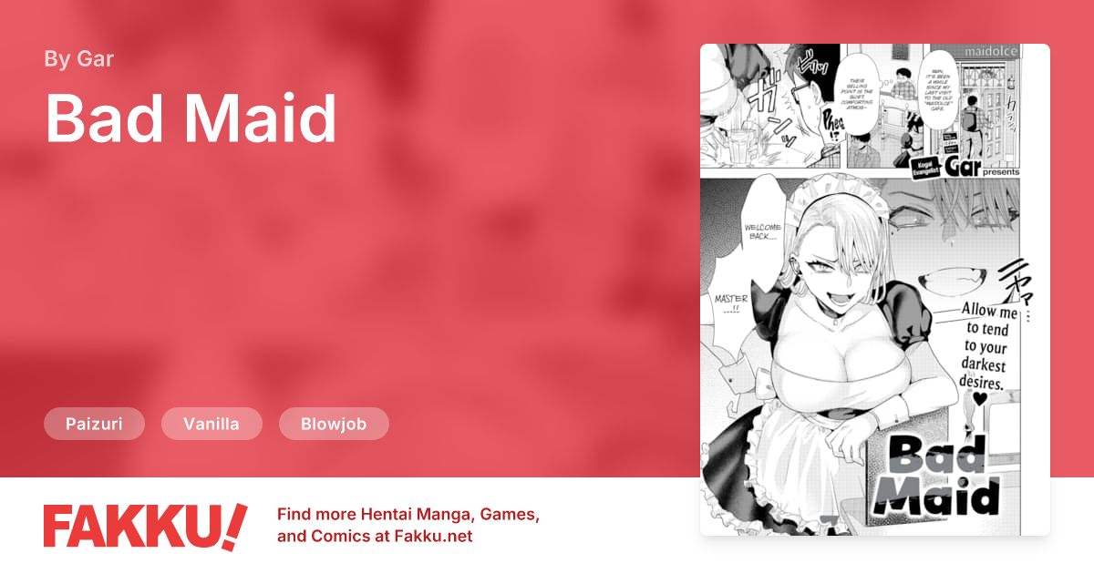  Bad Maid Hentai by Gar - FAKKU