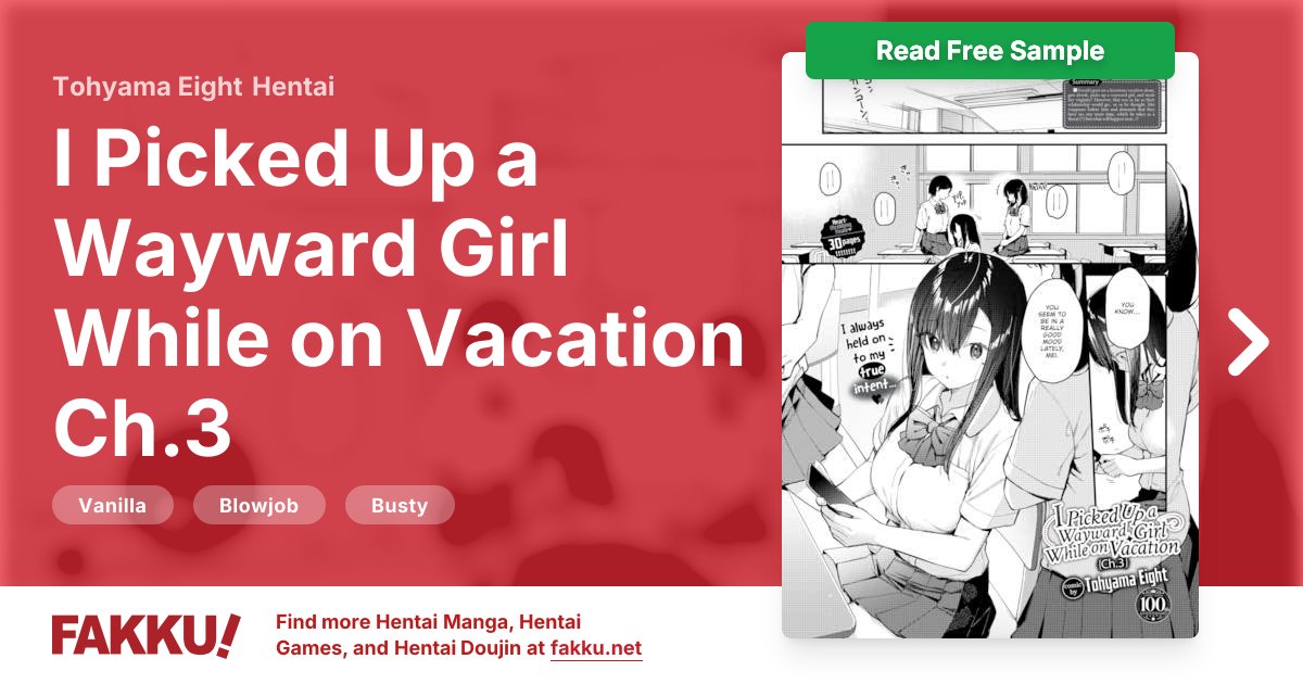  I Picked Up a Wayward Girl While on Vacation Ch.3 Hentai by Tohyama Eight - FAKKU