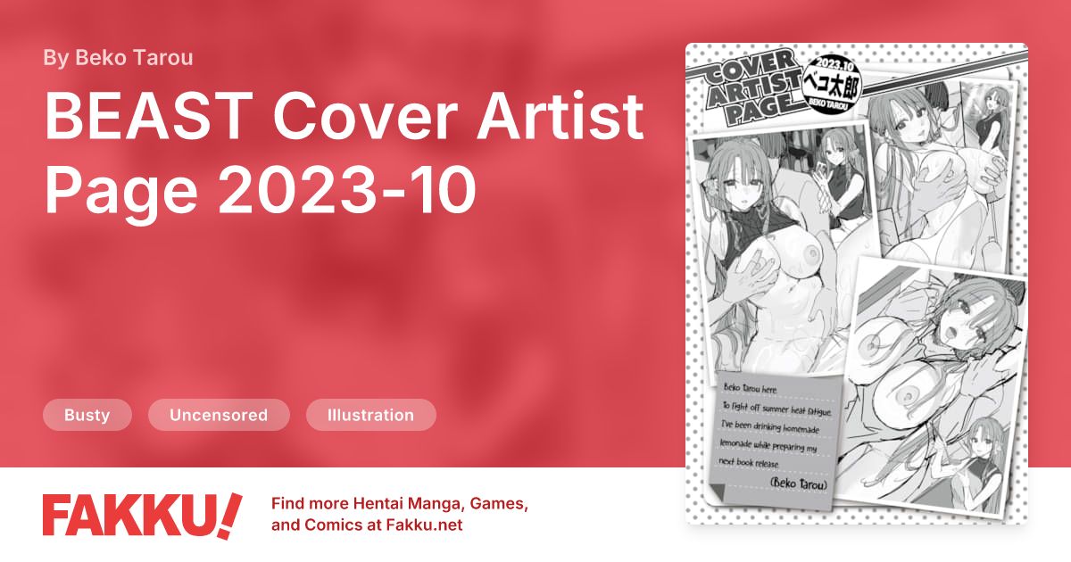 BEAST Cover Artist Page 2023-10 Hentai by Beko Tarou - FAKKU