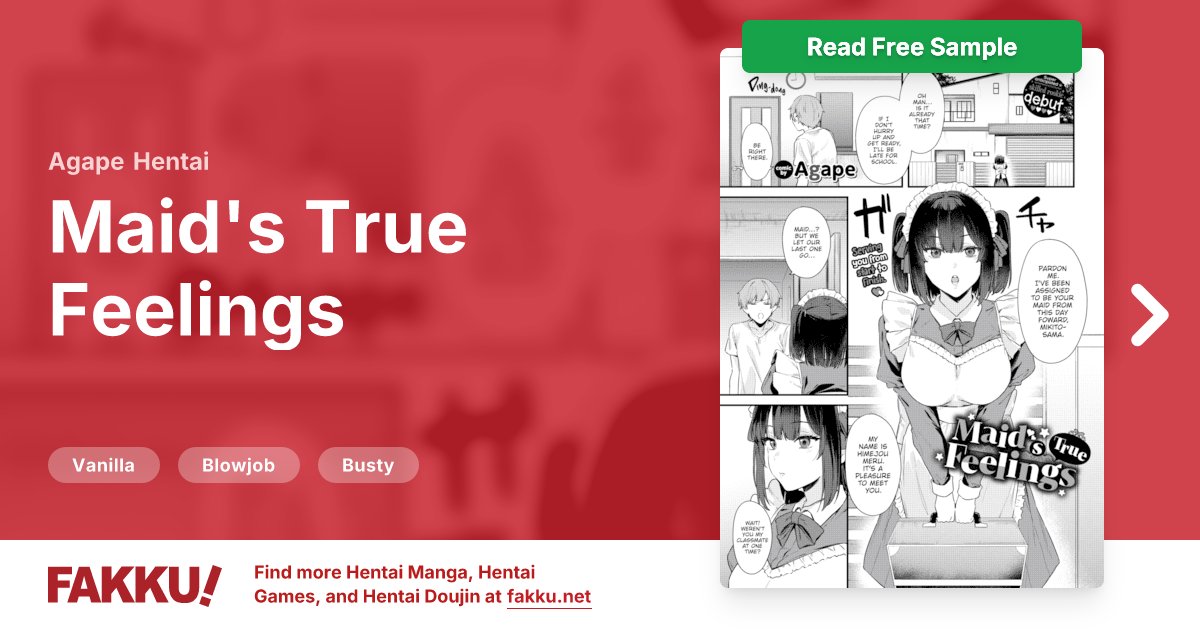  Maid's True Feelings Hentai by Agape - FAKKU