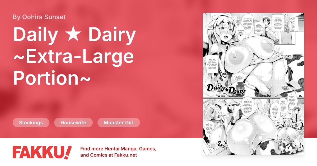 Daily ★ Dairy ~Extra-Large Portion~ Hentai by Oohira Sunset - FAKKU