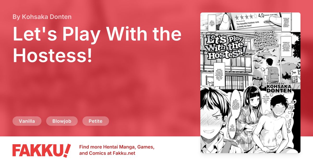 Let's Play With the Hostess! Hentai by Kohsaka Donten - FAKKU