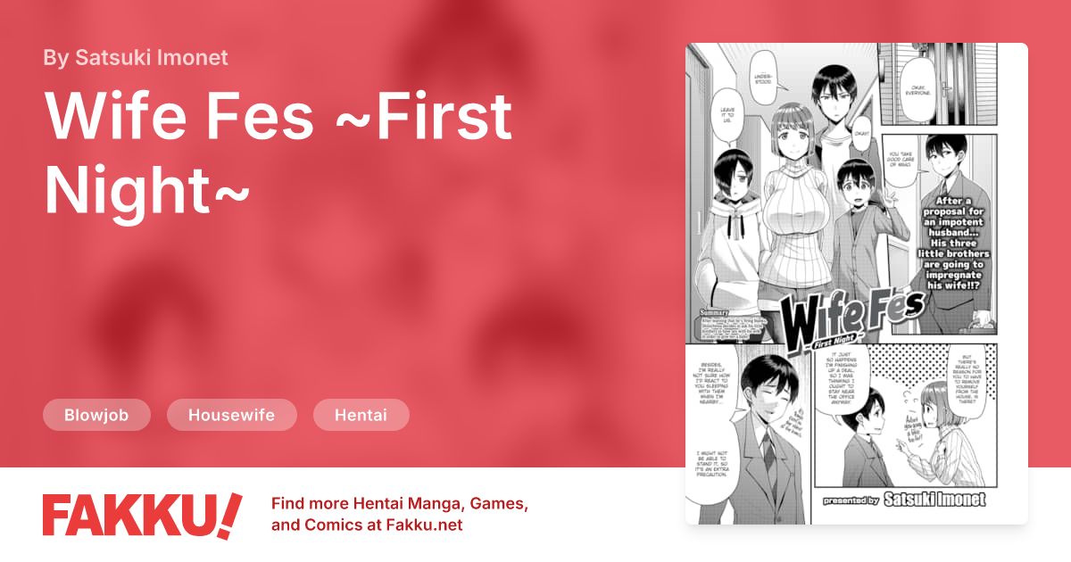  Wife Fes ~First Night~ Hentai by Satsuki Imonet - FAKKU