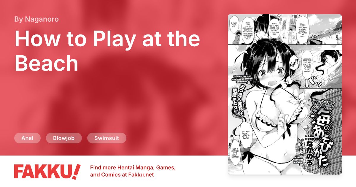 How to Play at the Beach Hentai by Naganoro - FAKKU