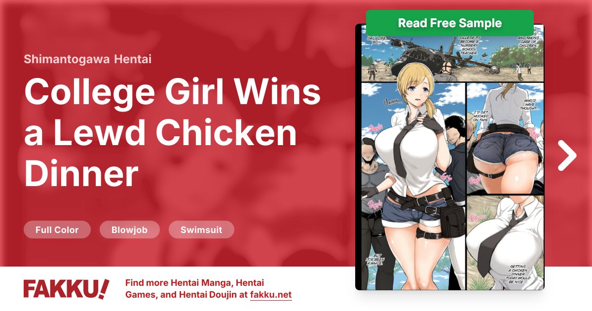  College Girl Wins a Lewd Chicken Dinner Hentai by Shimantogawa - FAKKU