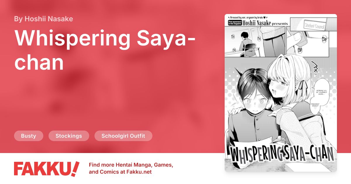 Whispering Saya-chan Hentai by Hoshii Nasake - FAKKU