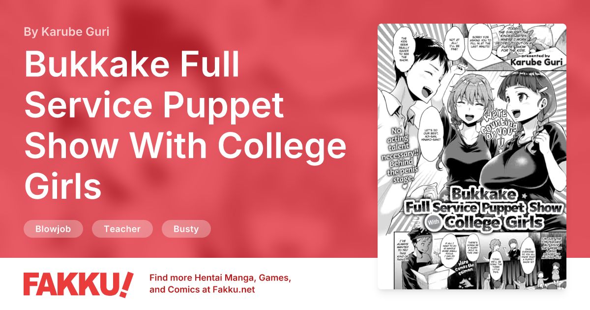 Bukkake Full Service Puppet Show With College Girls Hentai by Karube Guri - FAKKU