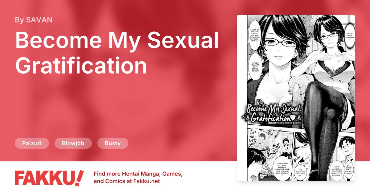 Become My Sexual Gratification Hentai by SAVAN - FAKKU