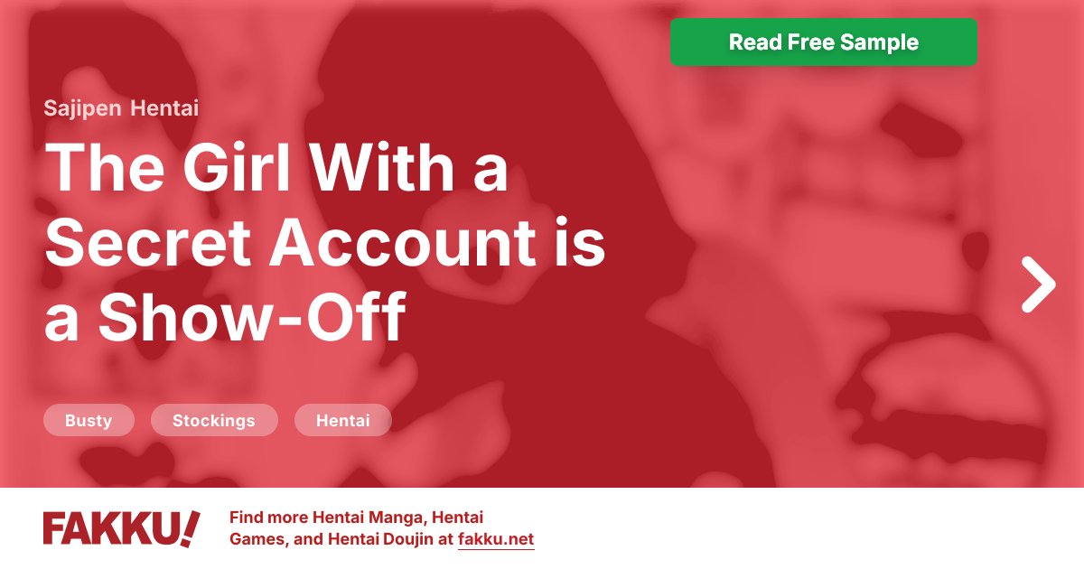  The Girl With a Secret Account is a Show-Off Hentai by Sajipen - FAKKU