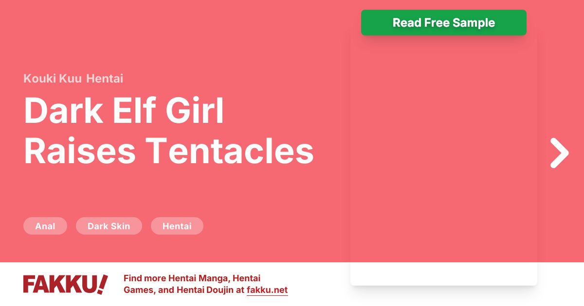  Dark Elf Girl Raises Tentacles Hentai by Kouki Kuu - FAKKU