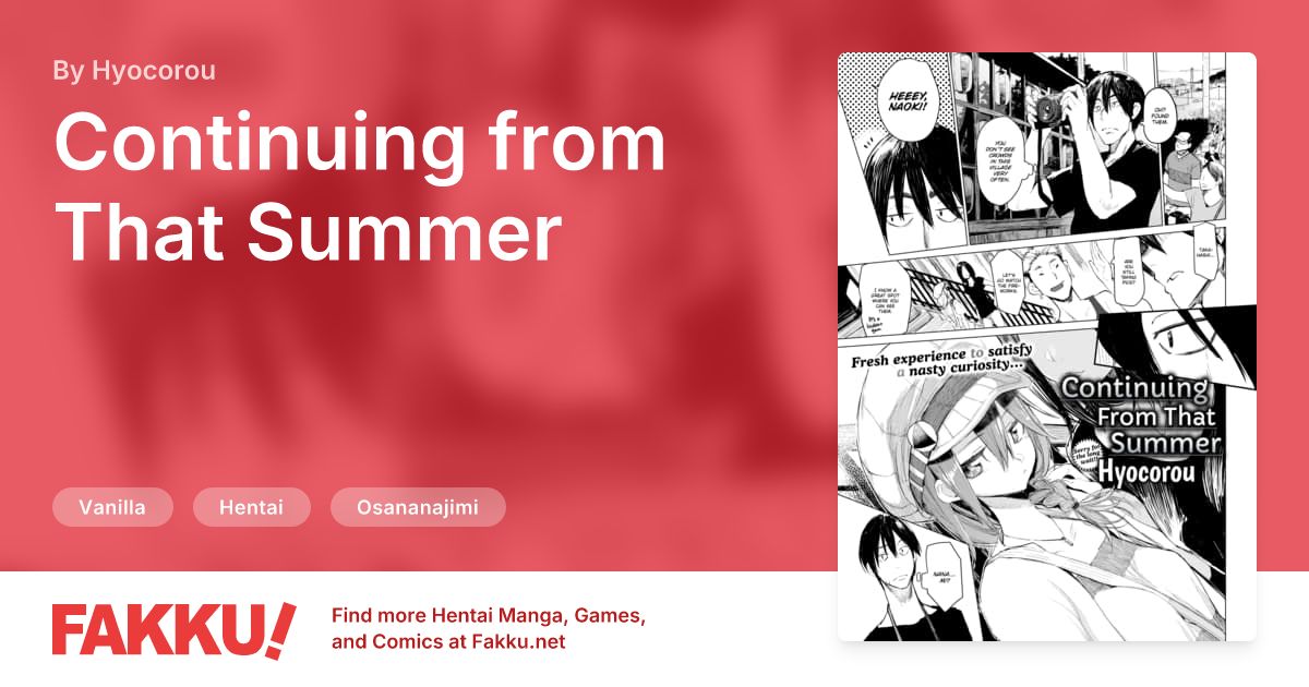 Continuing from That Summer Hentai by Hyocorou - FAKKU