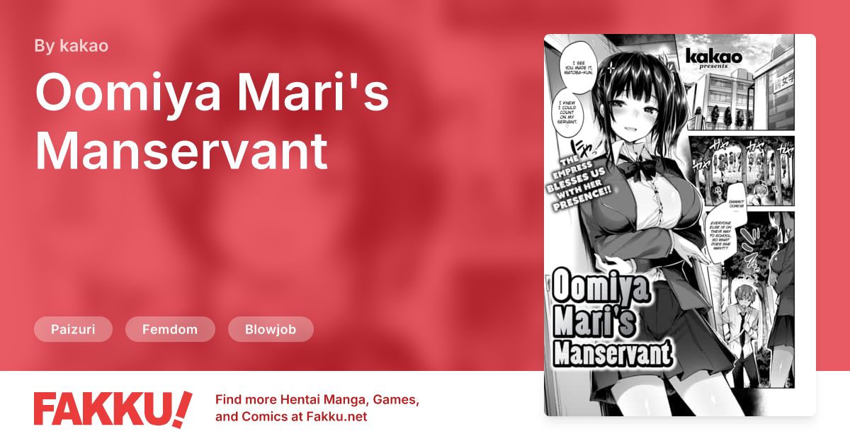 Oomiya Mari's Manservant Hentai by kakao - FAKKU
