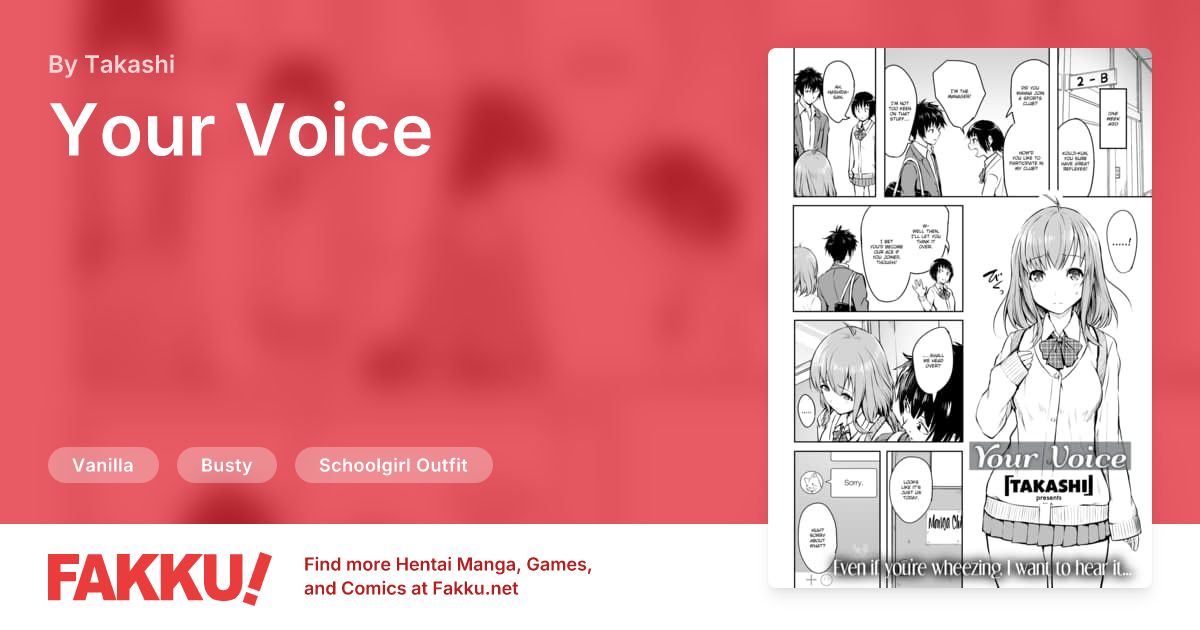 Your Voice Hentai by Takashi - FAKKU
