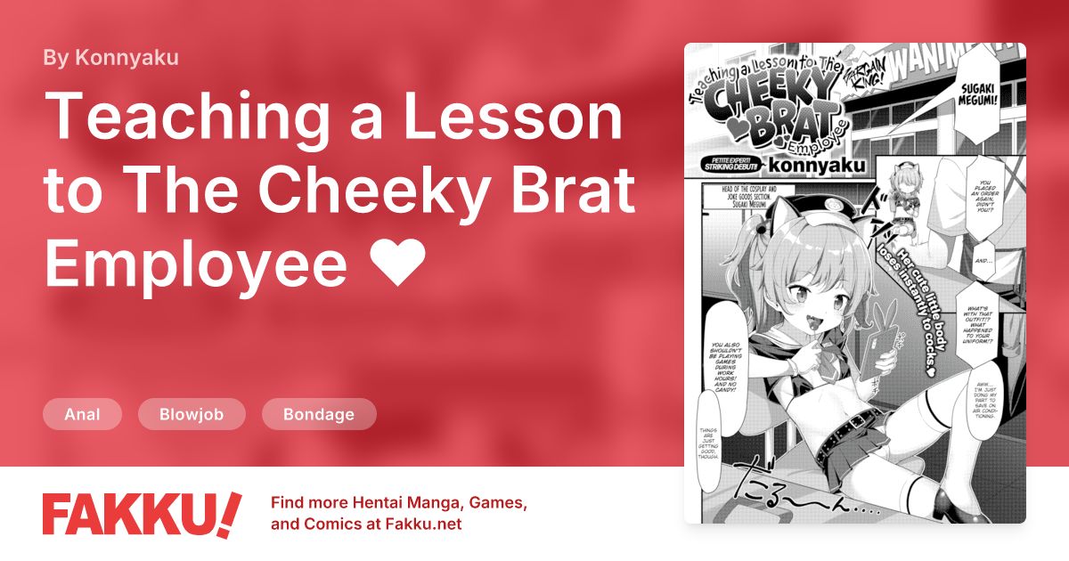 Teaching a Lesson to The Cheeky Brat Employee ❤ Hentai by Konnyaku - FAKKU