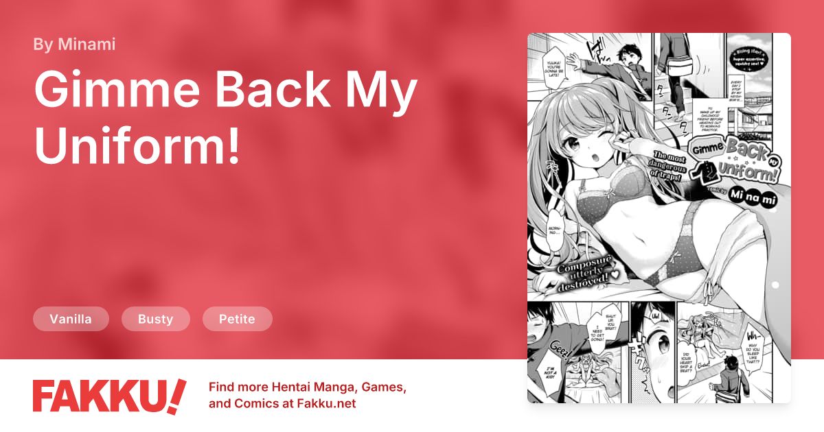  Gimme Back My Uniform! Hentai by Minami - FAKKU