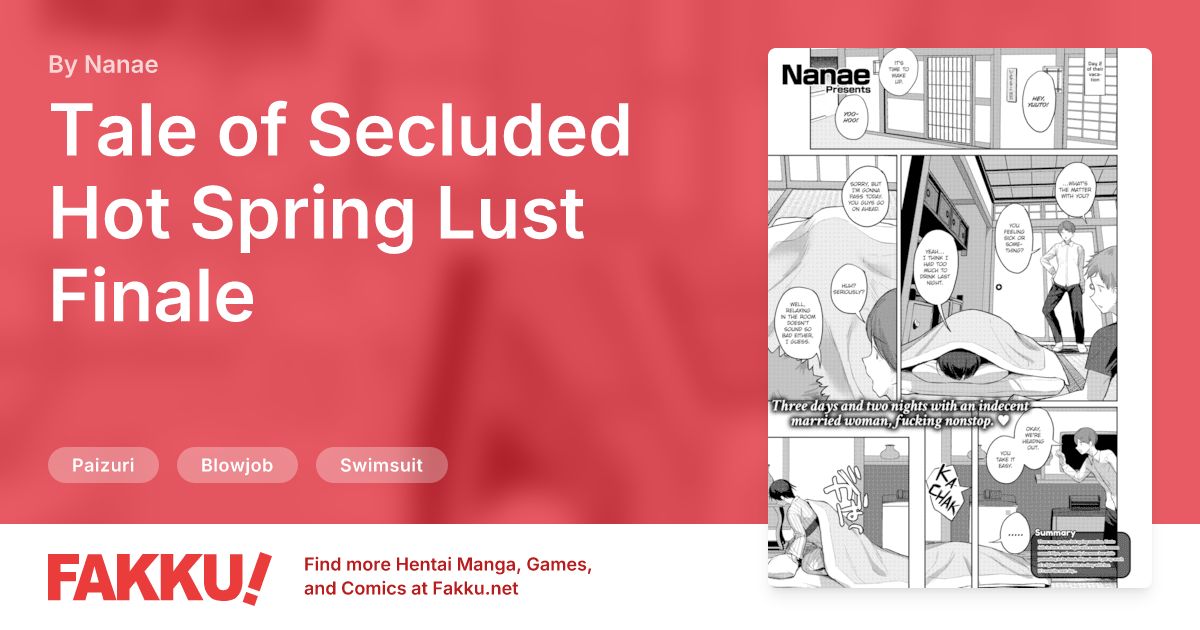 Tale of Secluded Hot Spring Lust Finale Hentai by Nanae - FAKKU