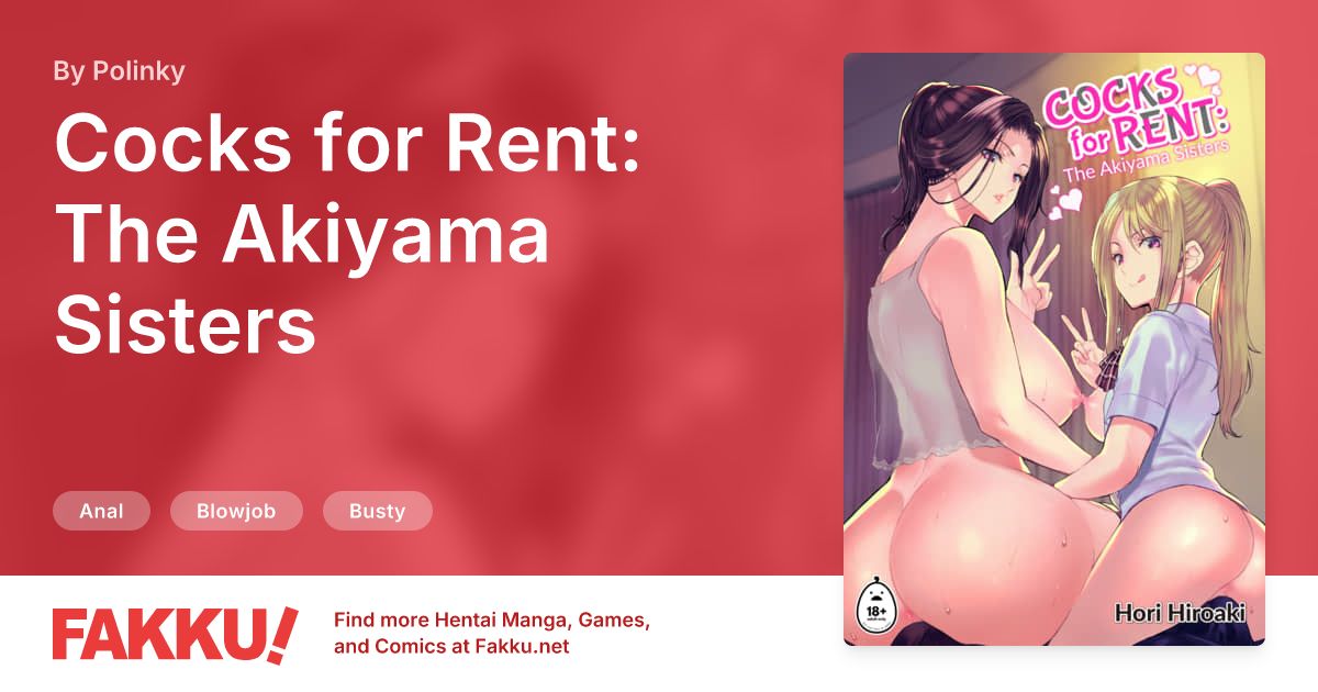Cocks for Rent: The Akiyama Sisters Hentai by Polinky - FAKKU