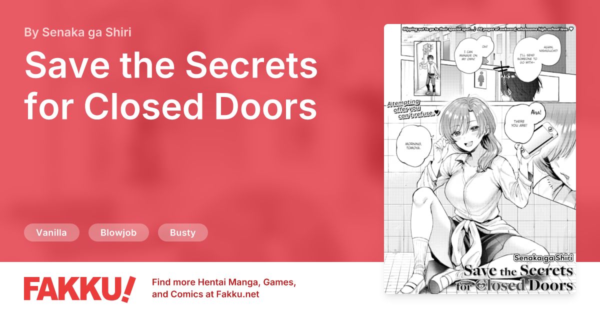 Save the Secrets for Closed Doors Hentai by Senaka ga Shiri - FAKKU