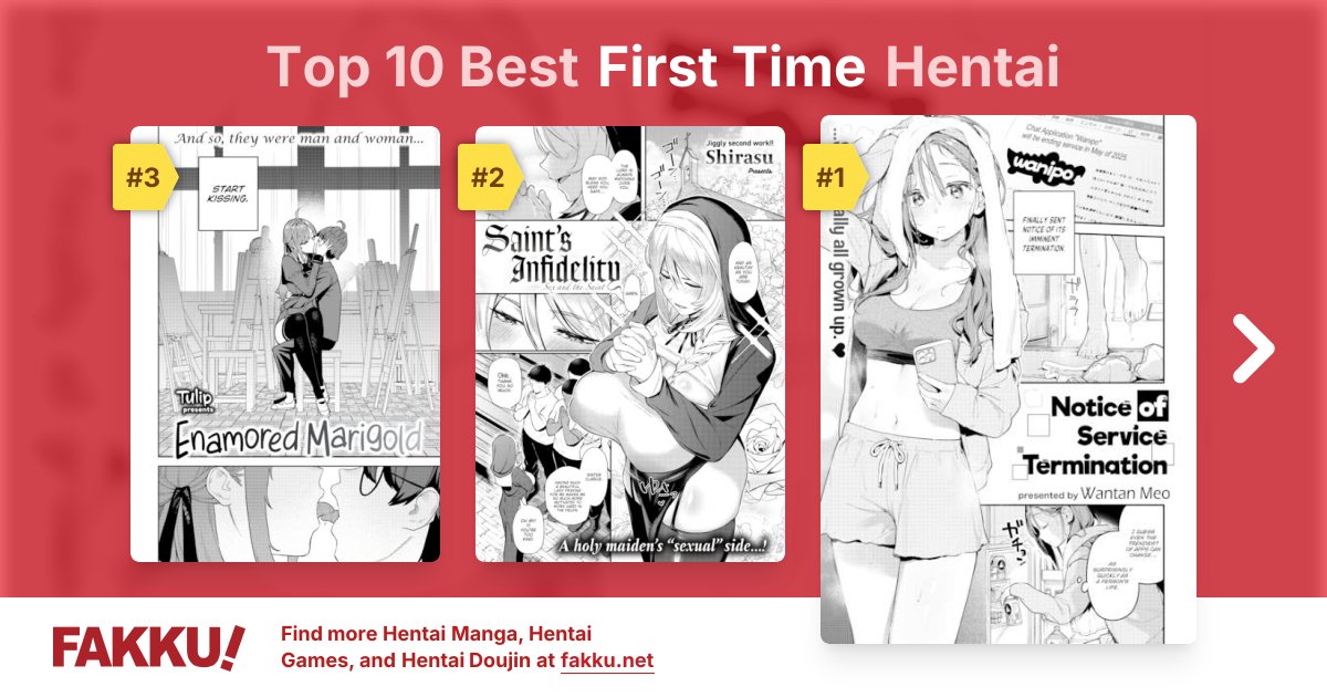 Top 10 Best First Time Hentai