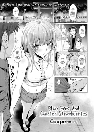 Blue Eyes and Candied Strawberries Hentai Cover Image