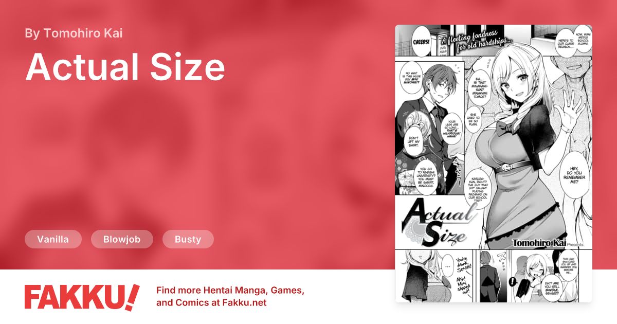 Actual Size Hentai by Tomohiro Kai - FAKKU