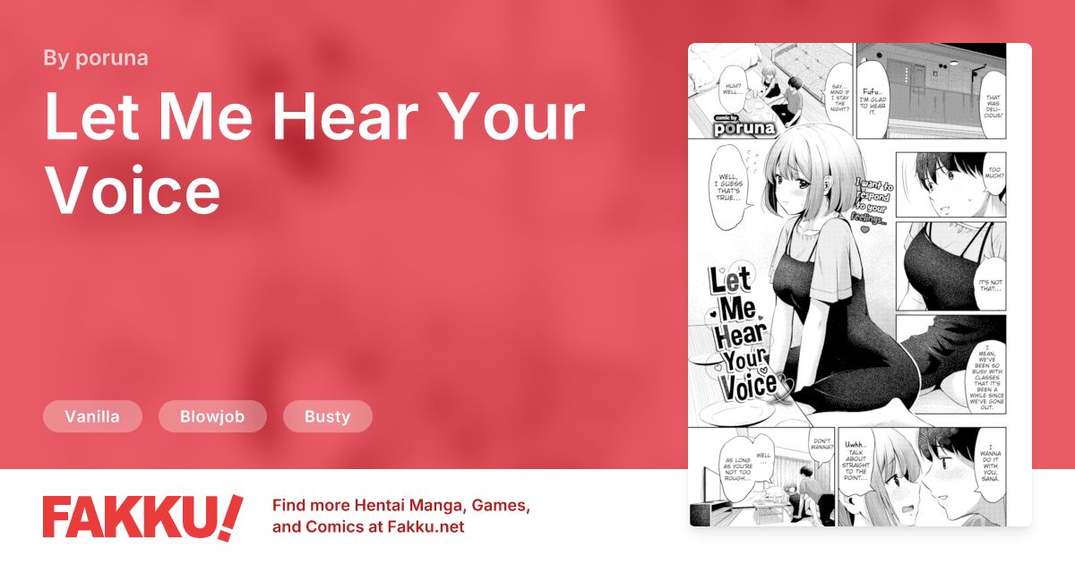 Let Me Hear Your Voice Hentai by poruna - FAKKU