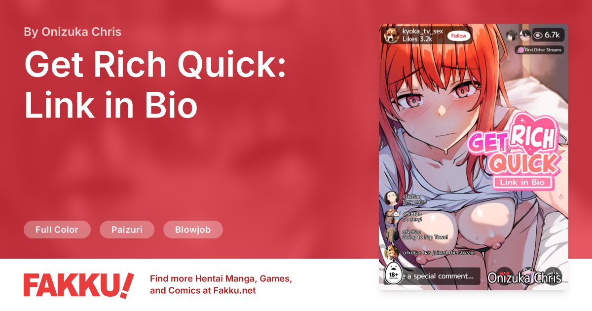 Get Rich Quick: Link in Bio Hentai by Onizuka Chris - FAKKU