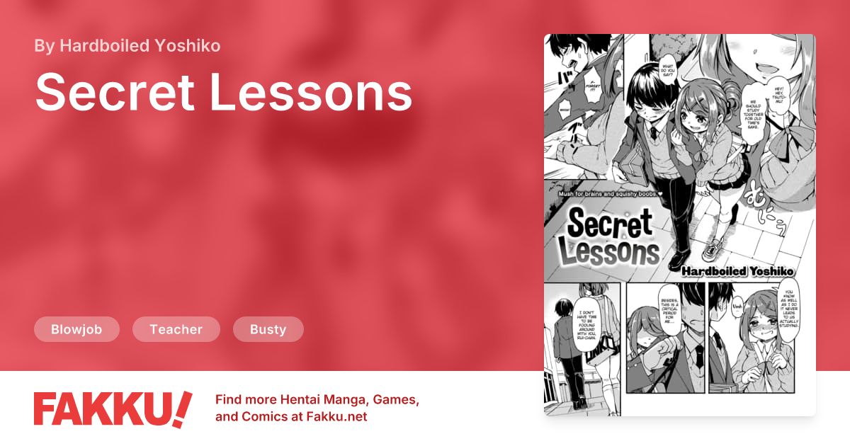  Secret Lessons Hentai by Hardboiled Yoshiko - FAKKU