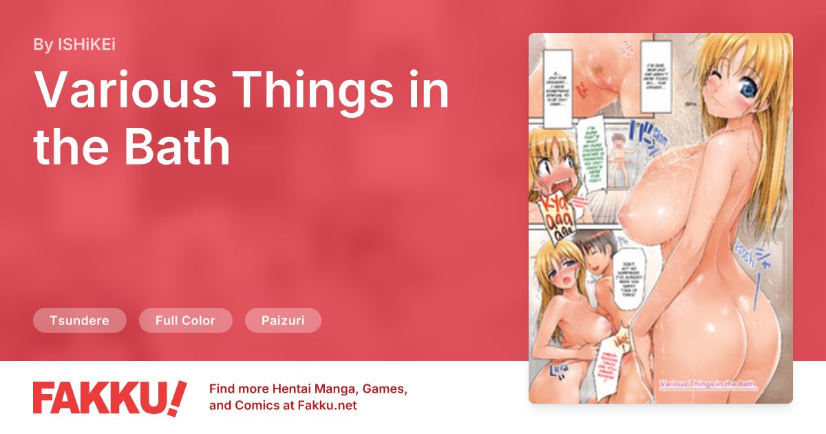 Various Things in the Bath Hentai by ISHiKEi - FAKKU