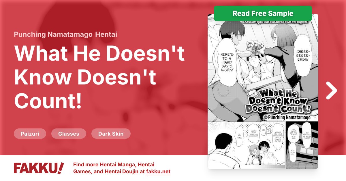  What He Doesn't Know Doesn't Count! Hentai by Punching Namatamago - FAKKU