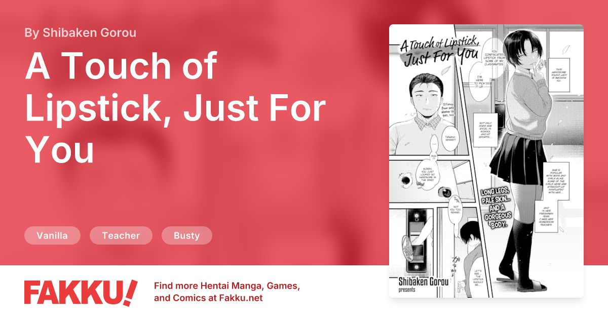A Touch of Lipstick, Just For You Hentai by Shibaken Gorou - FAKKU