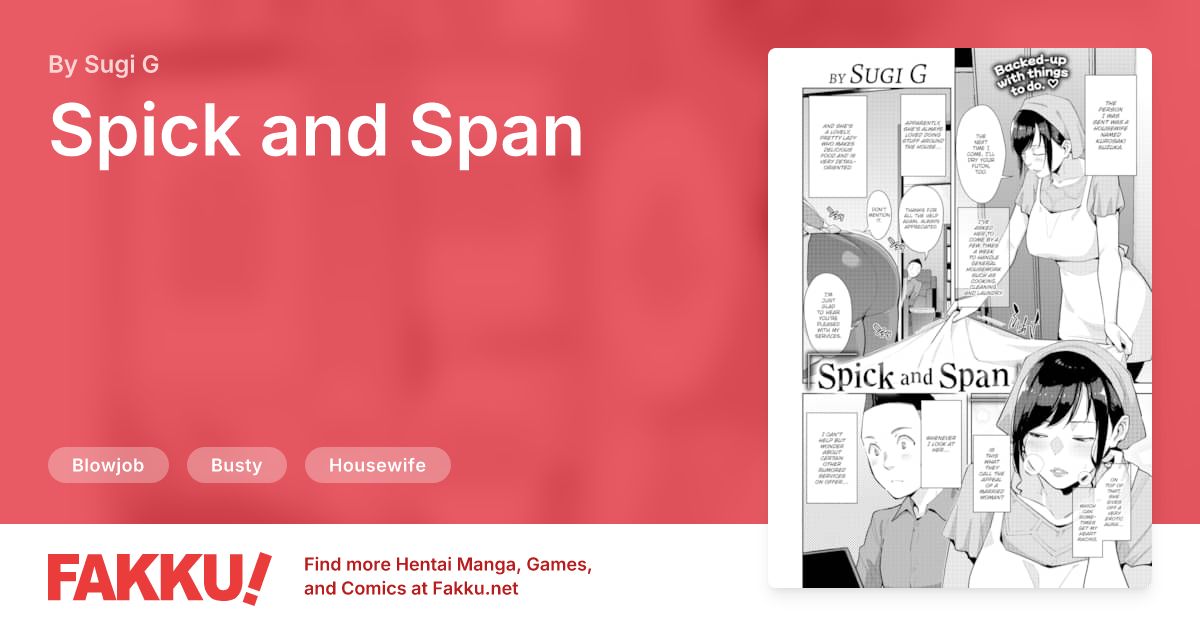 Spick and Span Hentai by Sugi G - FAKKU