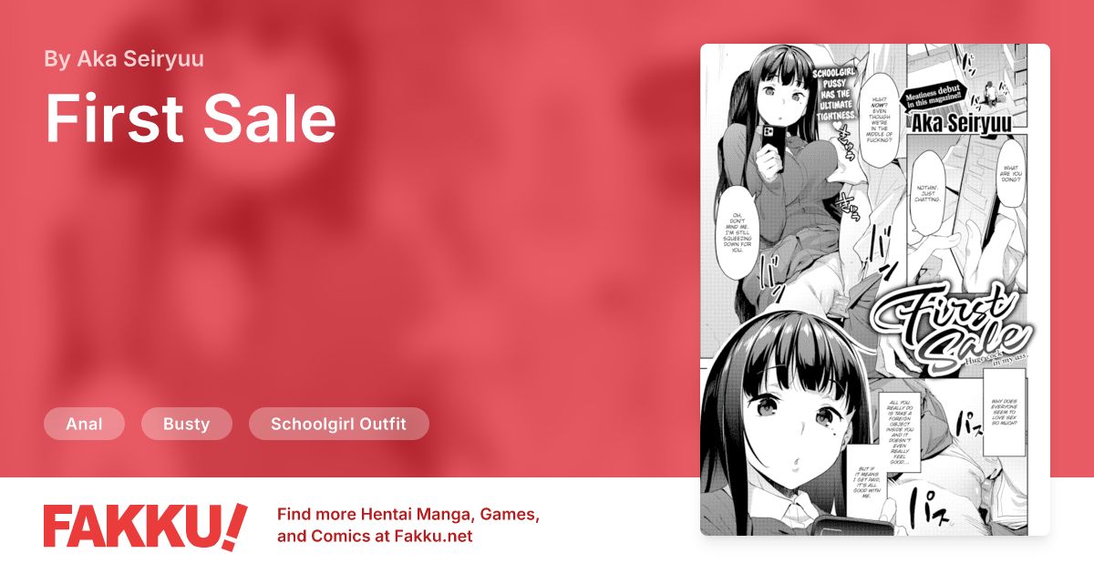 First Sale Hentai by Aka Seiryuu - FAKKU