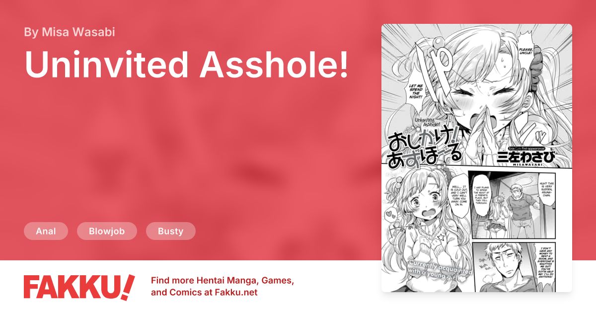 Uninvited Asshole! Hentai by Misa Wasabi - FAKKU