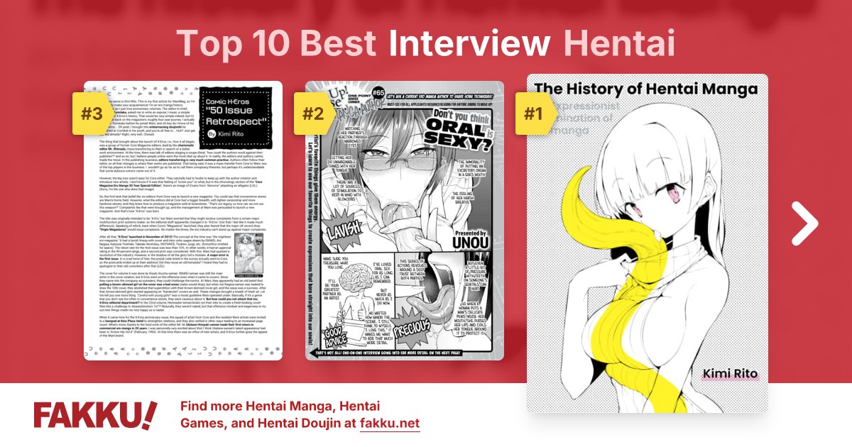 Top 10 Best Interview Hentai