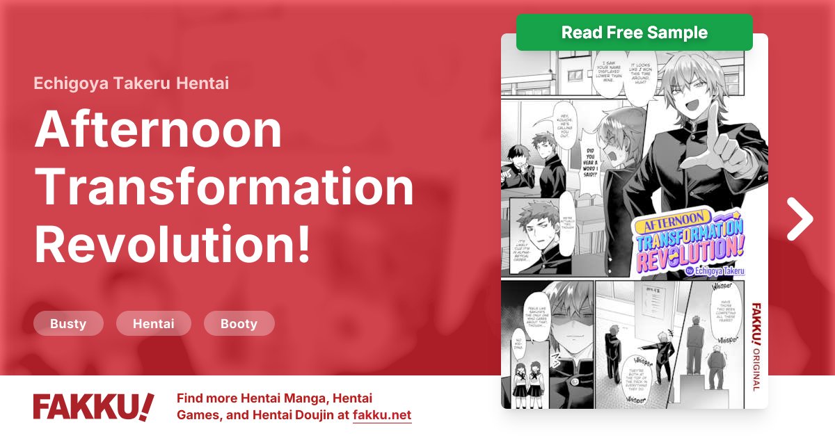  Afternoon Transformation Revolution! Hentai by Echigoya Takeru - FAKKU